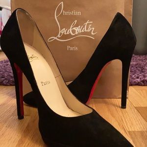 Size 38 Pigalle Suede black Christian Louboutin